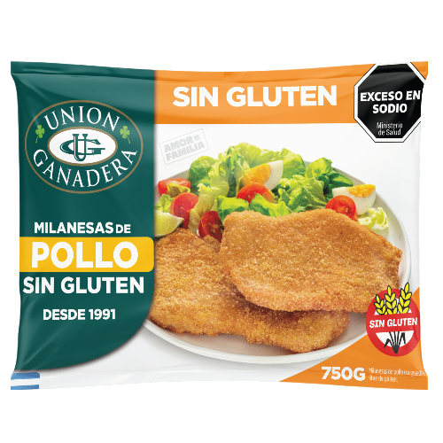 Milanesa de pollo Sin Gluten